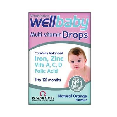 Мультивитамины для младенцев Vitabiotics Wellbaby