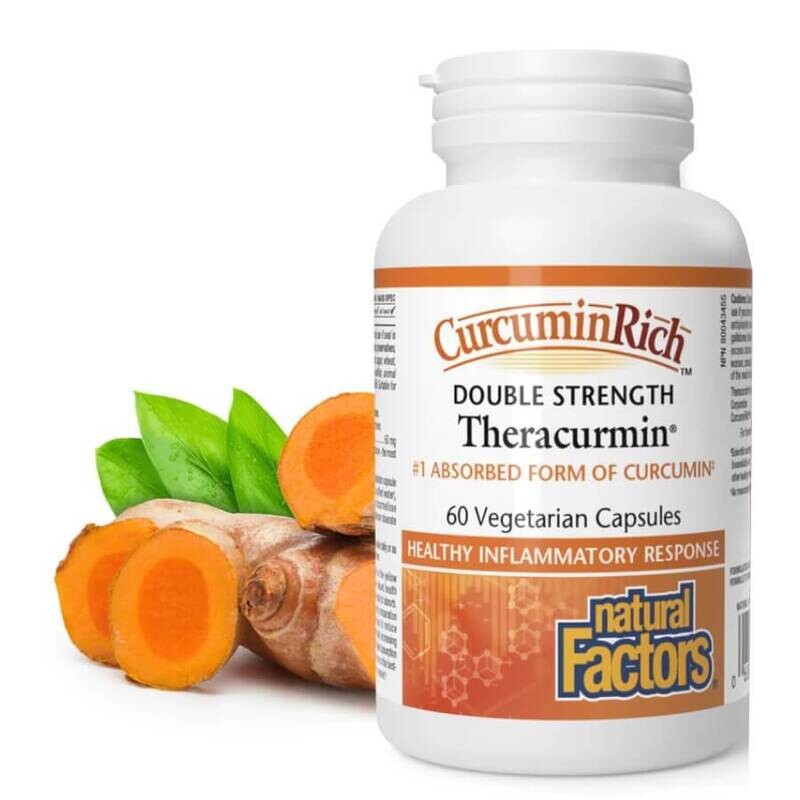 Natural Factors, CurcuminRich, Theracurmin, куркумин, 60 растительных капсул