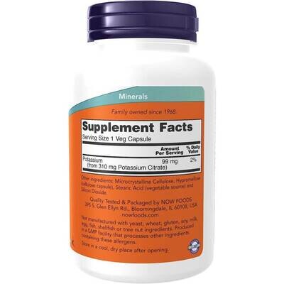 NOW Foods Potassium Citrate (Цитрат калия)
