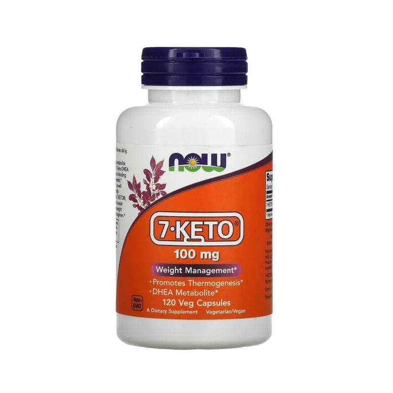 Эффективен для снижения веса Now Foods 7-keto 100mg