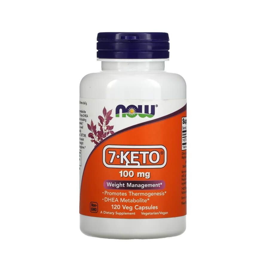 Эффективен для снижения веса Now Foods 7-keto 100mg, Выберите объем: 120 капсул