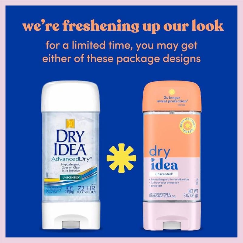 Dry Idea Advanced Dry Unscented – идеальная защита от пота для него и для неё