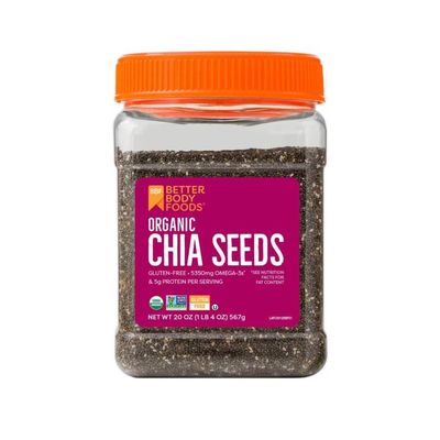 ​Organic Chia Seeds от Better Body Foods — суперфуд для вашего здоровья. 567 грамм