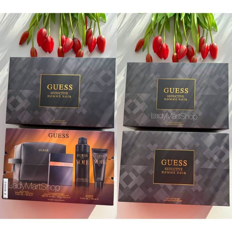 Мужской подарочный набор Guess Seductive Noir Homme