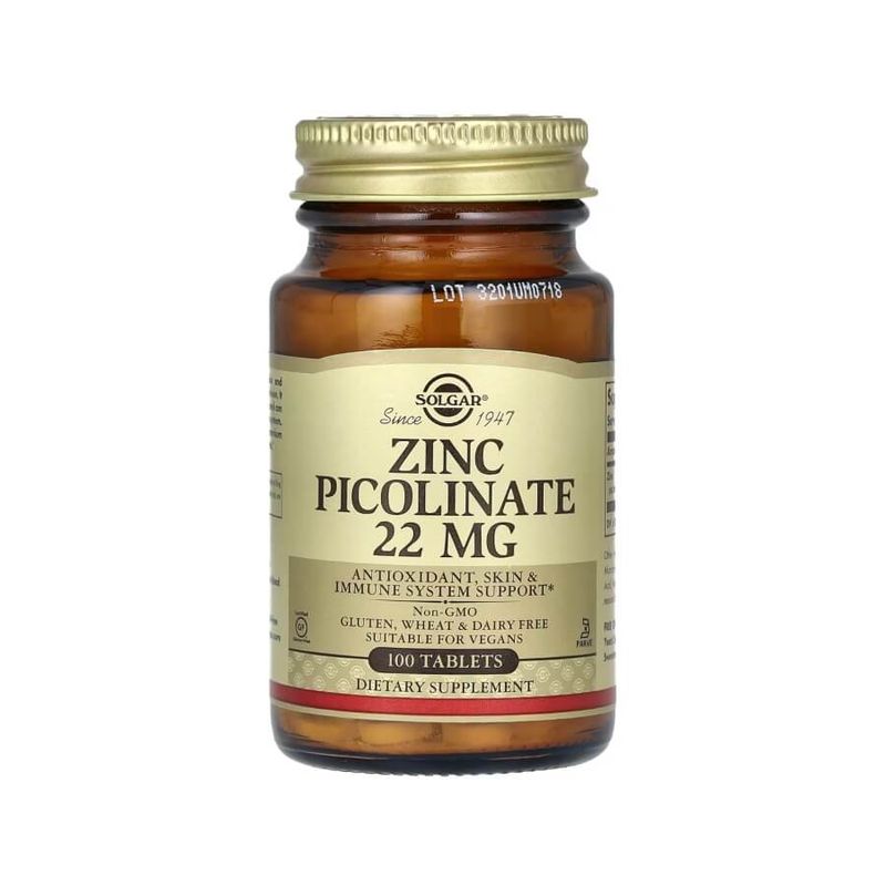 Цинк-микроэлемент красоты и молодости Solgar-Zinc Picolinate