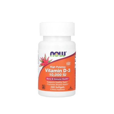 Высококонцентрированный витамин D-3 от NOW Foods