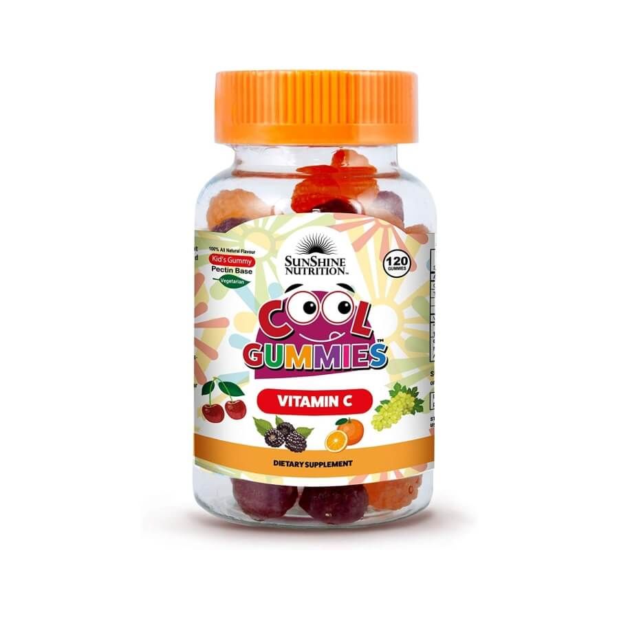 Жевательные витамины с Витамином C-Sunshine Nutrition Vitamin C Cool Gummies For Kids