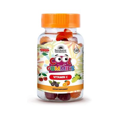 Жевательные витамины с Витамином C-Sunshine Nutrition Vitamin C Cool Gummies For Kids