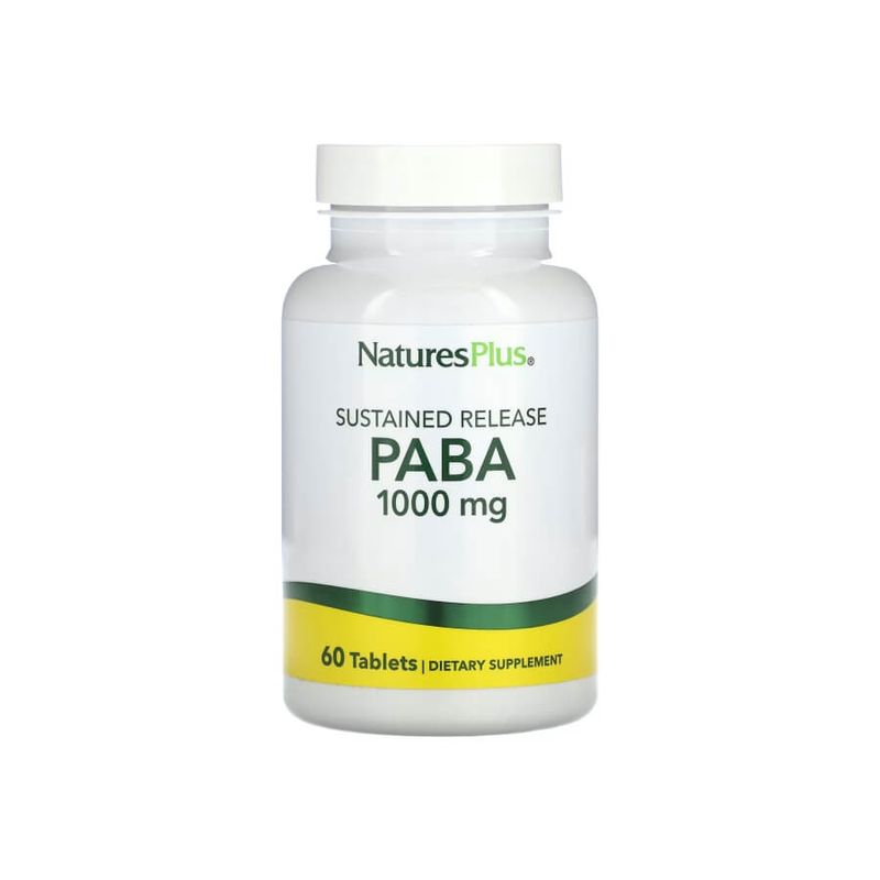Nature&#39;s Plus PABA Sustained Release 1000 mg – для здоровья вашей кожи и организма