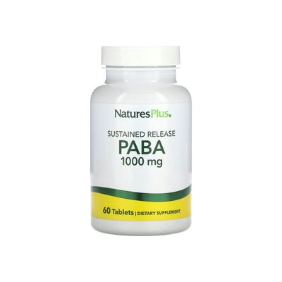 Nature&#39;s Plus PABA Sustained Release 1000 mg – для здоровья вашей кожи и организма