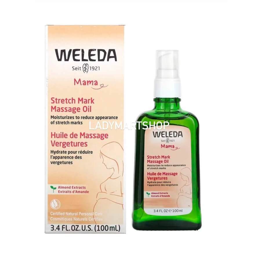 Масло от растяжек Weleda Mama Stretch Mark Massage Oil, 100 мл