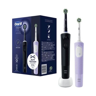 Электрическая зубная щетка Oral-B Vitality Pro Gift Edition (набор из 2 щеток)