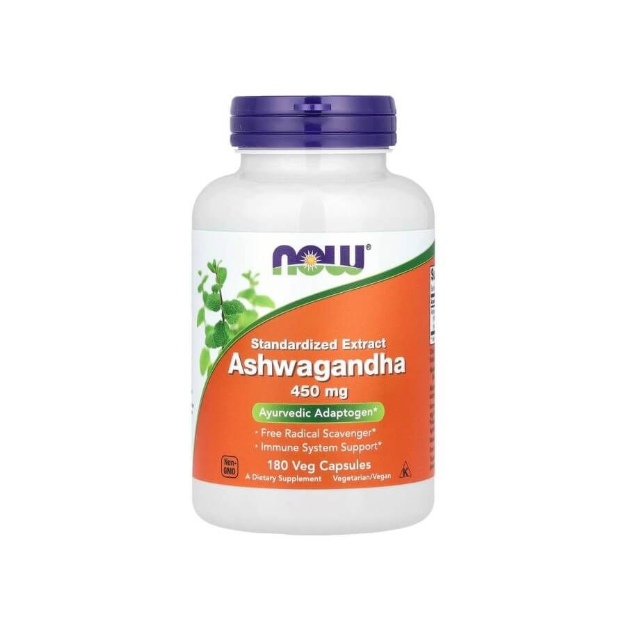 NOW Ashwagandha 450 mg – природная поддержка от стресса и для иммунитета