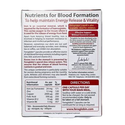 Feroglobin Capsules – капсулы железа с витаминами B и цинком