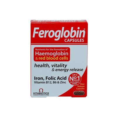 Feroglobin Capsules – капсулы железа с витаминами B и цинком