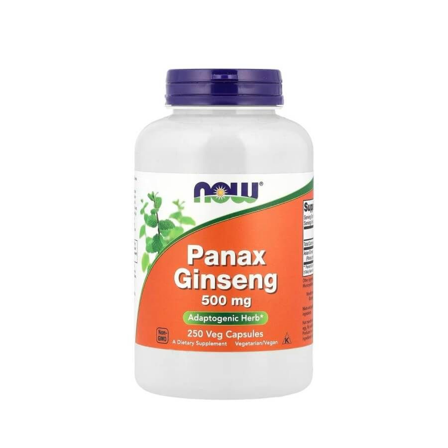 NOW Foods Panax Ginseng 500 мг – 250 растительных капсул