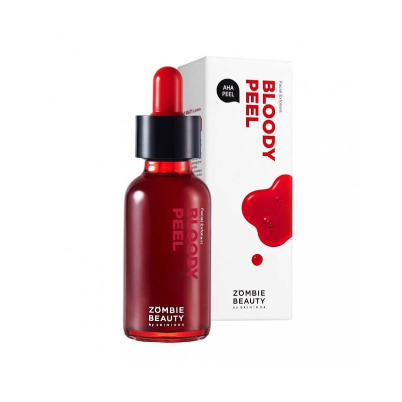 Zombie Beauty by SKIN1004 - Bloody Peel AHA Peel
Интенсивный кислотный пилинг для гладкой, обновлённой и сияющей кожи