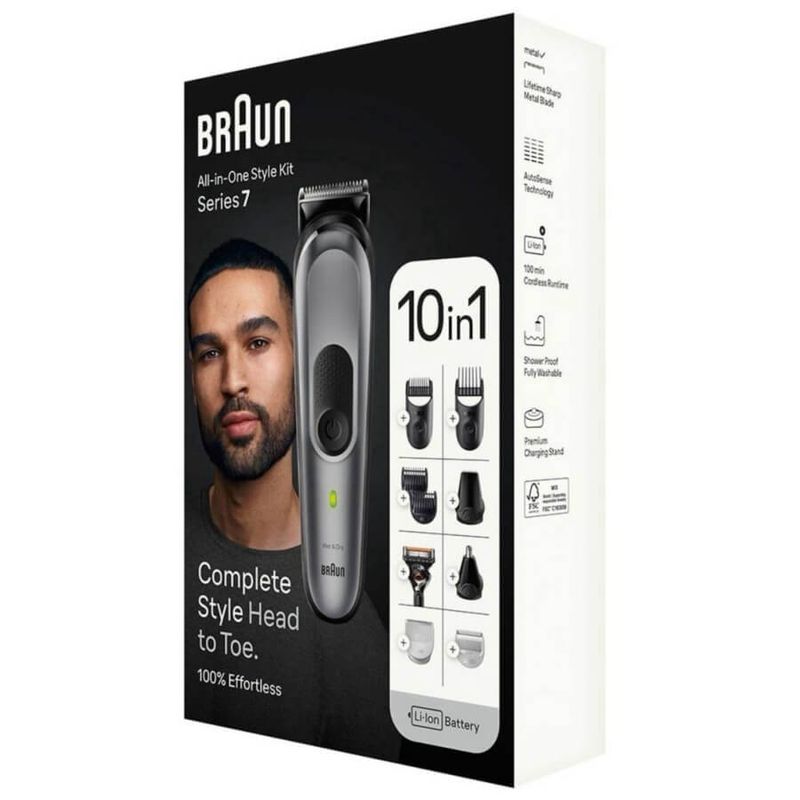 Многофункциональный триммер Braun All-in-One Trimmer 7 10-в-1 для стрижки, бритья и ухода за бородой