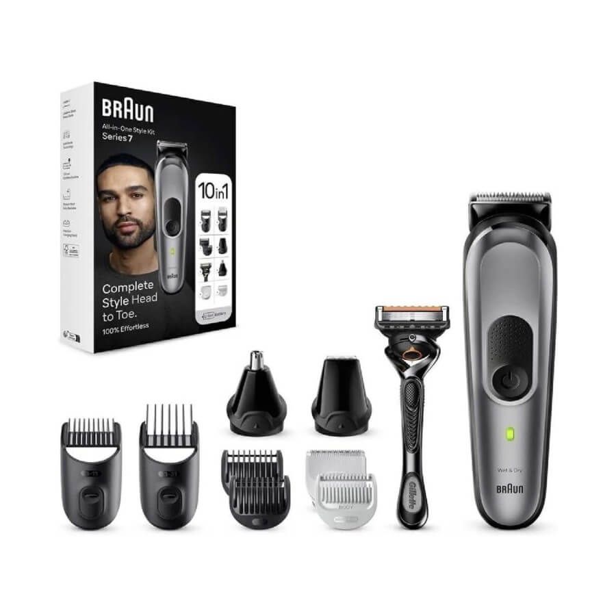 Многофункциональный триммер Braun All-in-One Trimmer 7 10-в-1 для стрижки, бритья и ухода за бородой