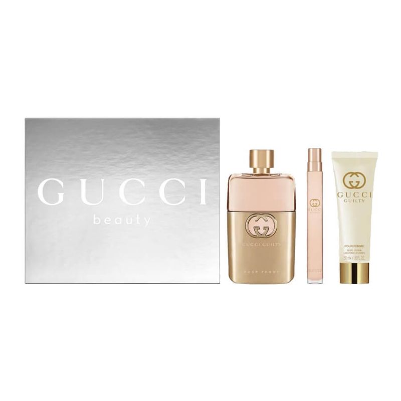 Женский подарочный набор Gucci Guilty Pour Femme Eau De Parfum