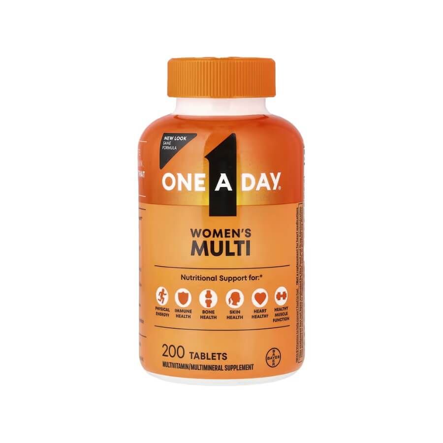 Полноценный мультивитаминный комплекс для женщин One-A-Day Women's Formula 200 таблеток