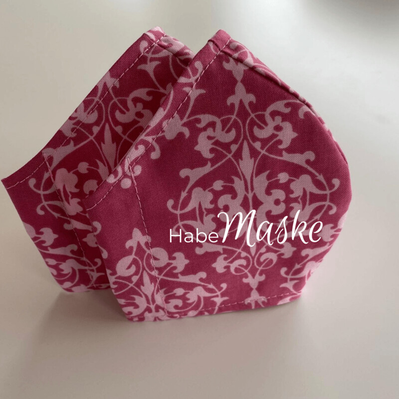 HabeMaske Ornamente, fuchsia