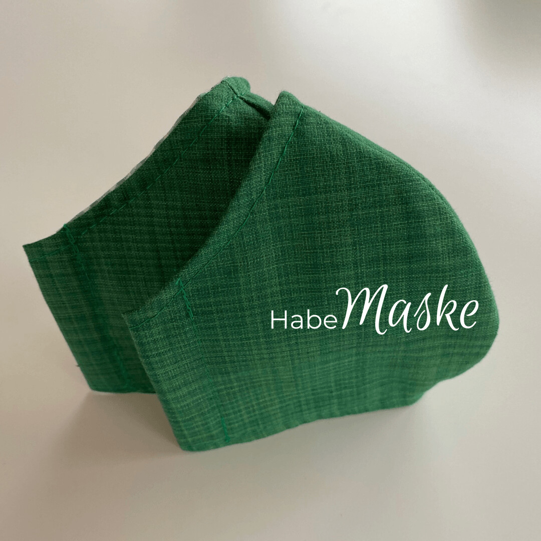 HabeMaske uni/grün