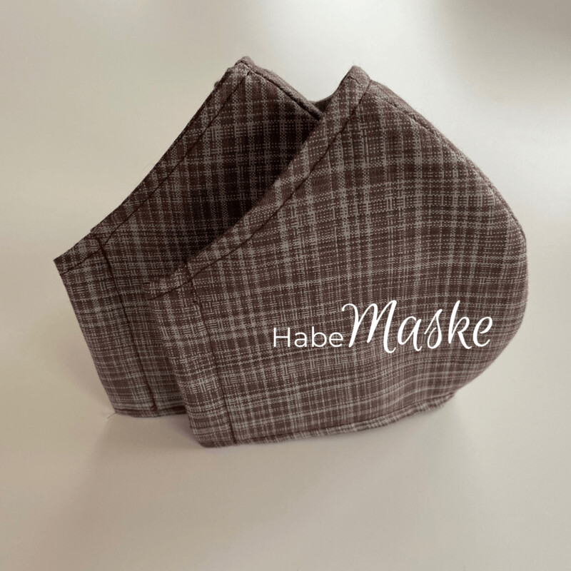 HabeMaske uni/braun