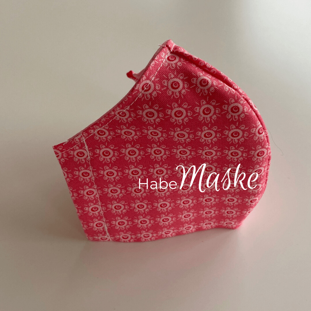 HabeMaske pink/weiß