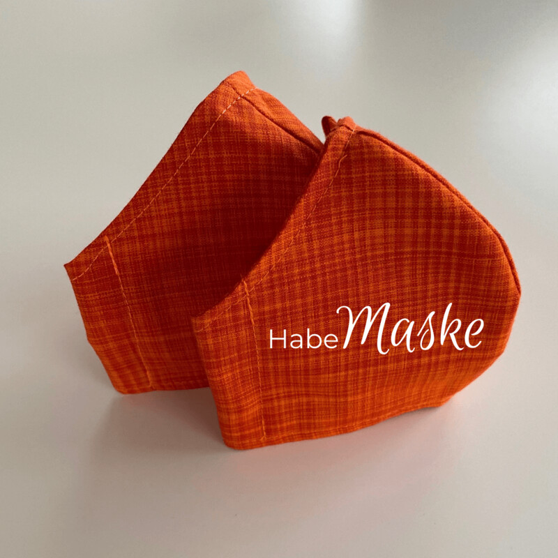 HabeMaske uni/orange