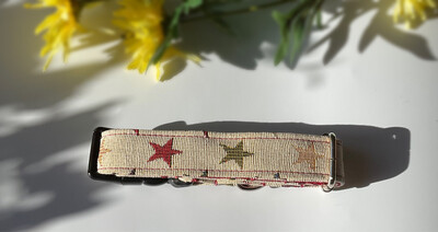 Tapestry Stars Dog Collar