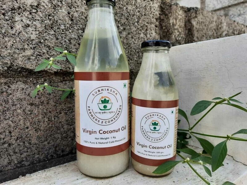 Virgin Coconut Oil (ಹಸಿ ಕೊಬ್ಬರಿ ಎಣ್ಣೆ)