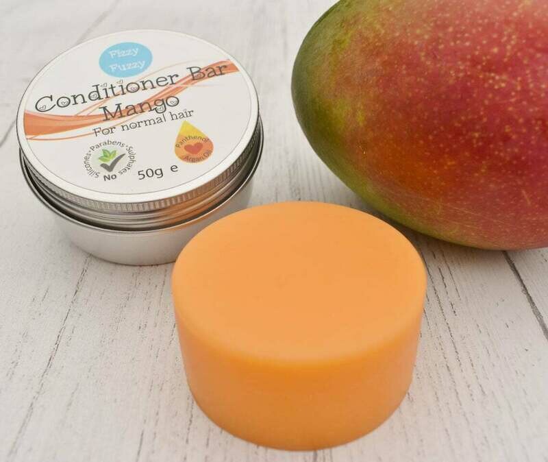 Mango Conditioner Bar.  For normal hair.