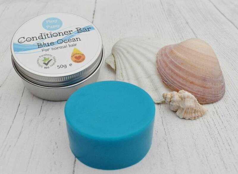 Blue Ocean Conditioner Bar. For normal hair.