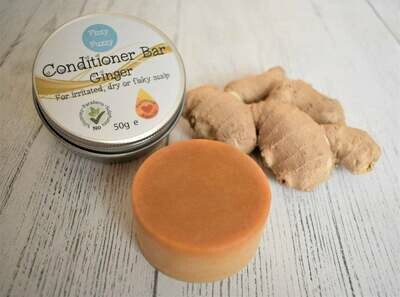 Ginger Conditioner Bar. For irritated, problem, dry or flaky scalp.