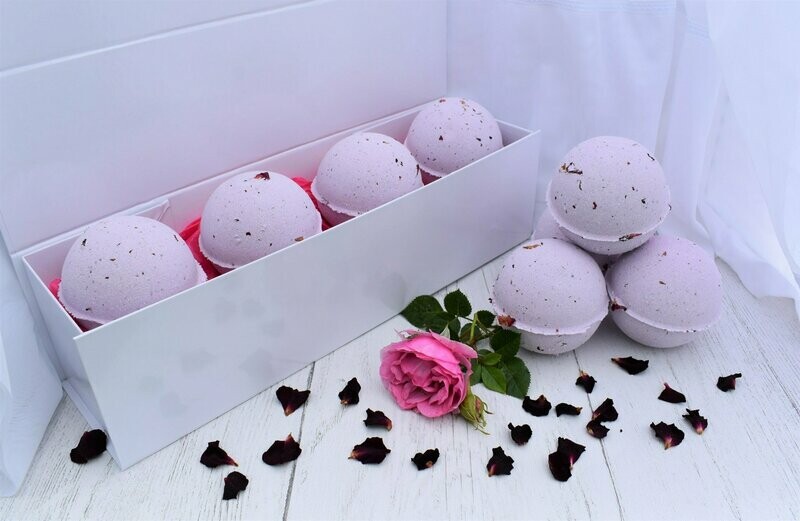 Relaxing Rose Bath Bombs