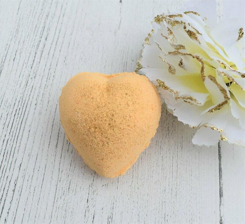 Christmas Fizz & Clementine Mini Heart Bath Bomb