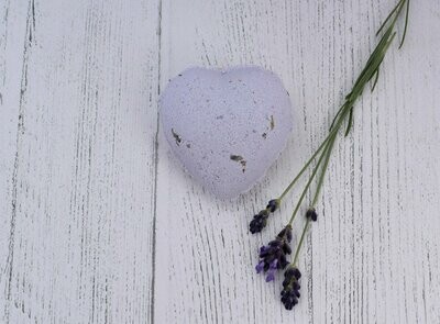 Lovely Lavender Mini Heart Bath Bomb