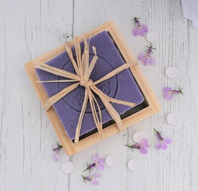 Parma Violet Soap and Soap Dish