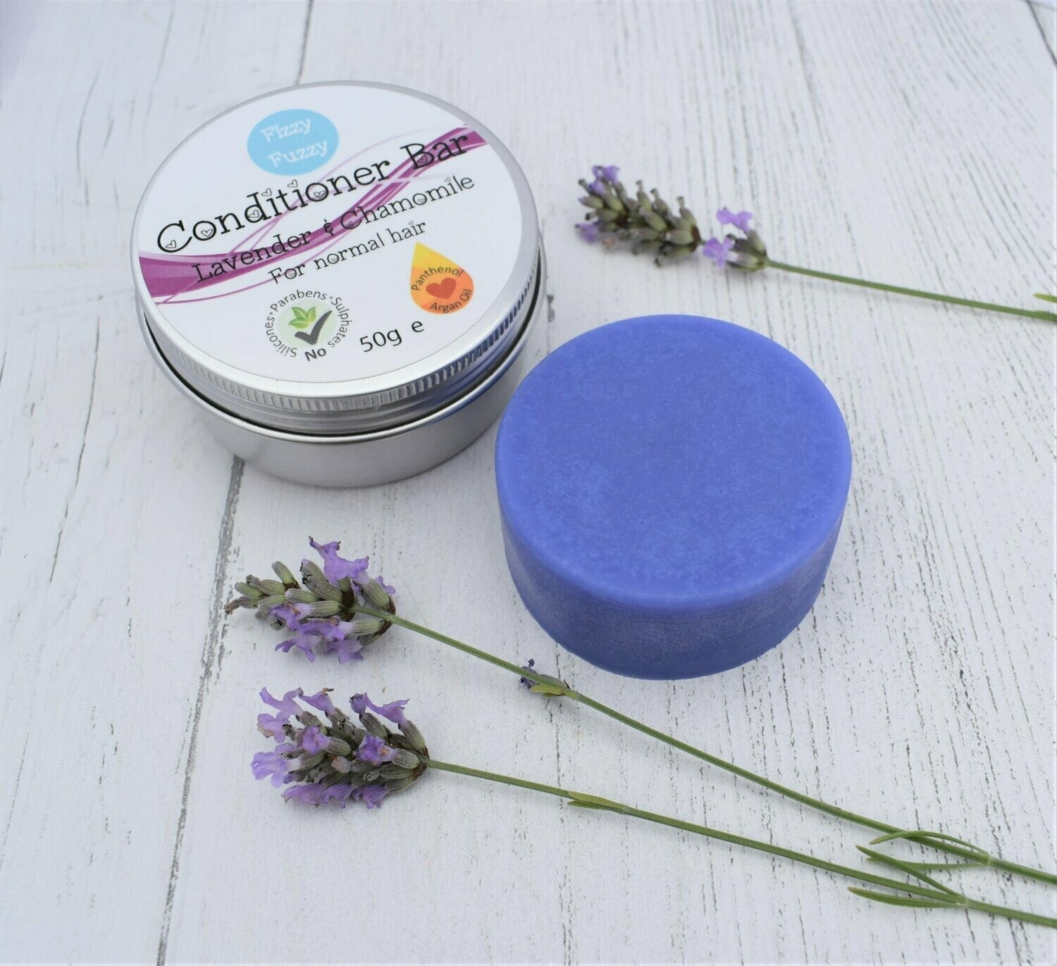 Lavender & Chamomile Conditioner. For normal hair.  Sensitive scalps and blond or silver hair.