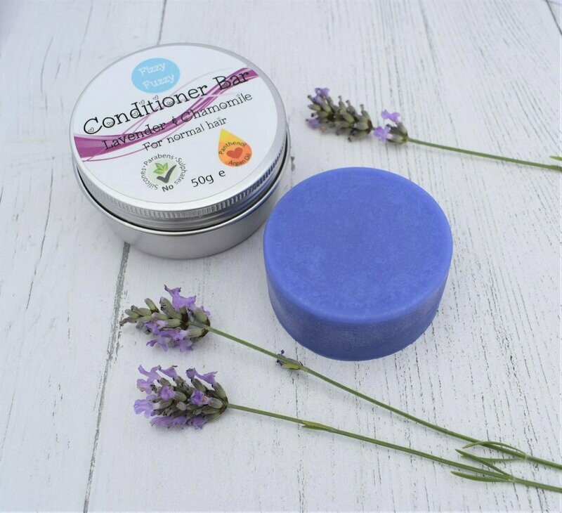 Lavender & Chamomile Conditioner. For normal hair.  Sensitive scalps and blond or silver hair.