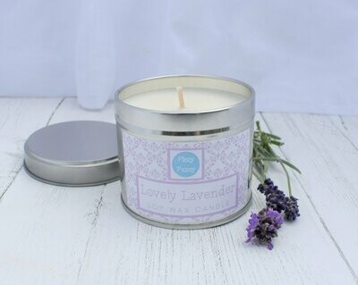 Lovely Lavender Luxury Soy Wax Tin Candle