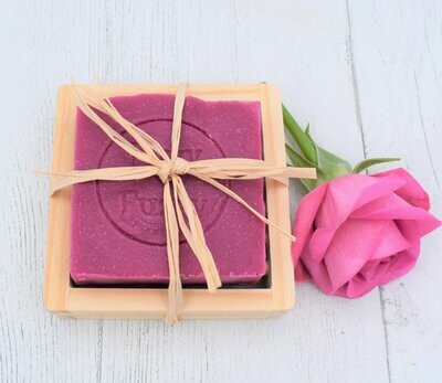 Relaxing Rose Soap and Soap Dish