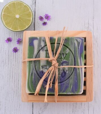 Patchouli & Lime Soap and Soap Dish
