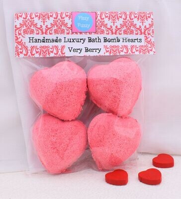Very Berry Bag of Bath Bomb Hearts
