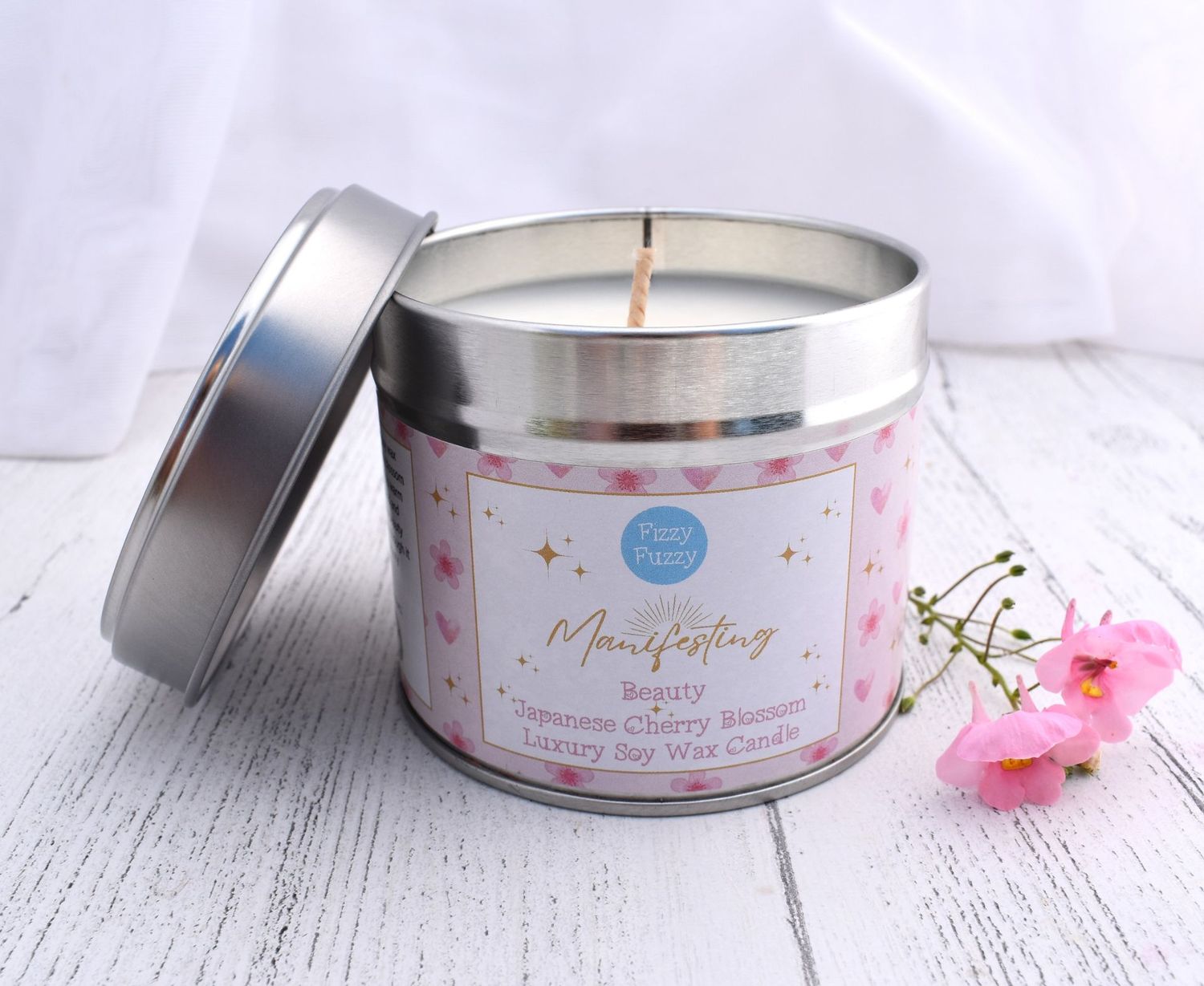Manifesting Beauty - Japanese Cherry Blossom Luxury Soy Wax Candle