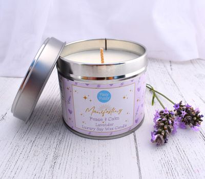 Manifesting Peace & Calm - Lavender Luxury Soy Wax Candle