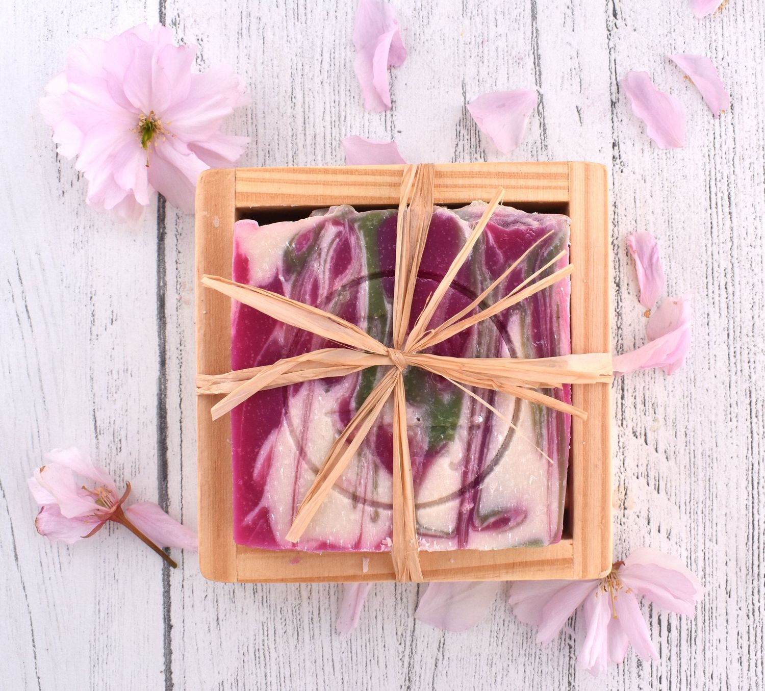 Japanese Cherry Blossom Soap and Soap Dish