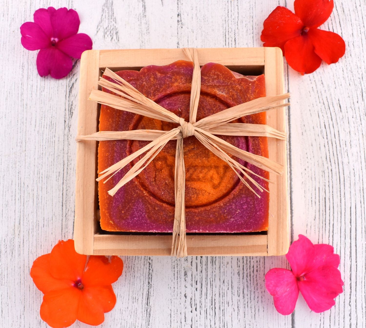 Tropical Handmade Soap and Dish