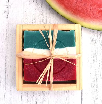 Watermelon Handmade Soap and Dish